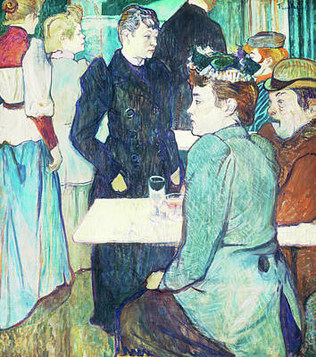 Royalty-Free and Rights-Managed Images - A Corner  by Henri de Toulouse Lautrec
