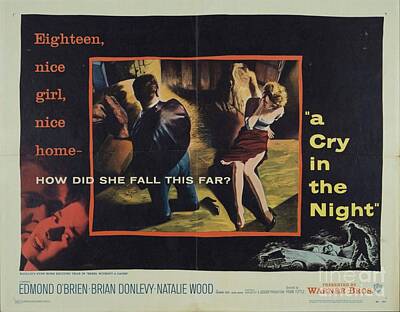 Actors Mixed Media - A Cry in the Night Classic Movie Poster by Esoterica Art Agency