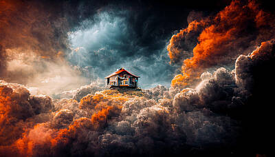 Modern Man Surf - a  gaming  house  photography  dramatic  sky  RGB  RTX  High  co  6317c676  ced4  444a  a8c4  ff13f4 by Celestial Images