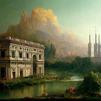 Sean - a  landscape  of  Milan  stunning  and  beautiful  in  the  st  9cdb333e  884e  4e98  be18  3edd8c0d by Celestial Images