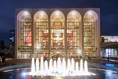 Cities Royalty-Free and Rights-Managed Images - A Night at Lincoln Center by Mark Andrew Thomas