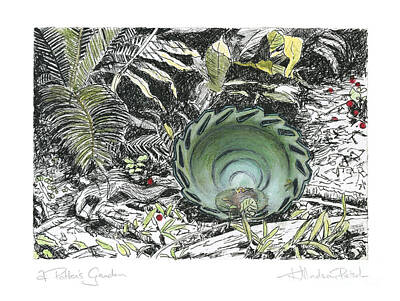Seamstress - A Potters Garden - Section 01 by Kerryn Madsen- Pietsch