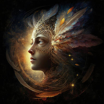 Fantasy Digital Art - A Princess Fair by Robert Knight