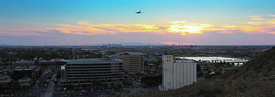 From The Kitchen - A Twilight View of Tempe and Phoenix, AZ, USA by Derrick Neill