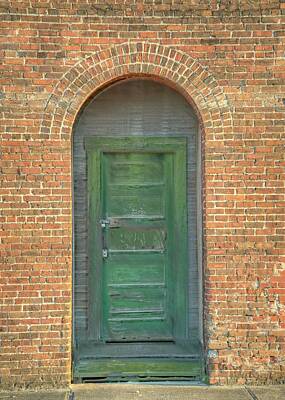 Comedian Drawings Royalty Free Images - Abandoned Building Arched Doorway Royalty-Free Image by Douglas Barnett