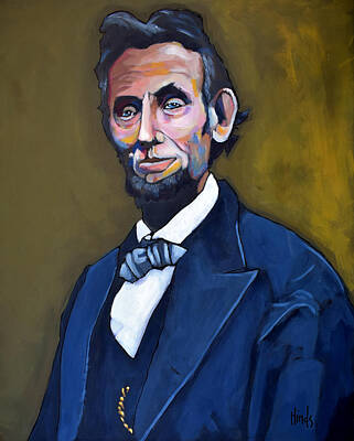 Politicians Royalty-Free and Rights-Managed Images - Abraham Lincoln Sitting For A Portrait by David Hinds