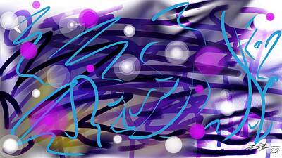 Abstract Digital Art - Abstract 2020 - 1 by Clifford Dube
