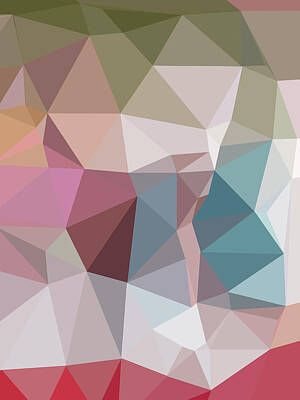 Chris Walter Rock N Roll Royalty Free Images - Abstract Colorful Polygon 15 Royalty-Free Image by Ahmad Nusyirwan