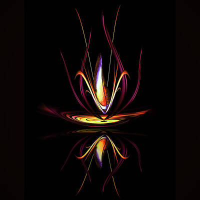 Walter Zettl Digital Art - Abstract in Perfection - Light and Energy by Walter Zettl