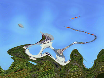 Abstract Landscape Royalty-Free and Rights-Managed Images - Abstract landscape 2 by Marietjie Du Toit