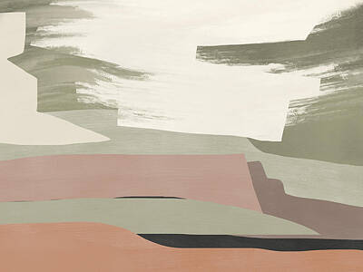 Abstract Landscape Digital Art - Abstract landscape study by Little Dean