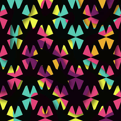 Abstract Royalty-Free and Rights-Managed Images - Abstract Seamless Triangle Pattern - 03 by Studio Grafiikka