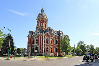Cultural Textures Royalty Free Images - Adams County Courthouse Decatur Indiana 7515 Royalty-Free Image by Jack Schultz