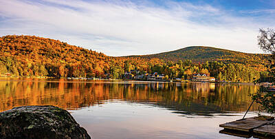 Sir Lawrence Almatadema - Adirondacks Autumn at Long Lake 6 by Ron Long Ltd Photography