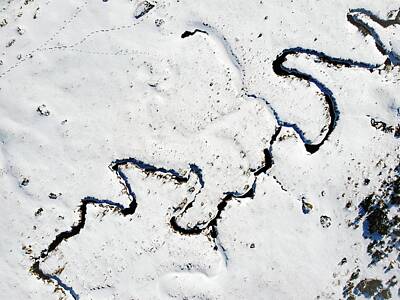 Legendary And Mythic Creatures Rights Managed Images - Aerial view photography of snow covered land - Unnamed Road, 09250 Senconac, France, Senconac Royalty-Free Image by Julien