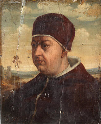 Grateful Dead Royalty Free Images - AFTER RAFFAELLO SANZIO, CALLED RAPHAEL early 17th Century Portrait of Pope Leo X, bust length, befor Royalty-Free Image by Timeless Images Archive