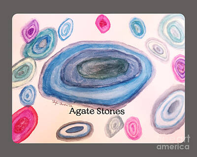 Stellar Interstellar - Agate Stones by Shylee Charlton