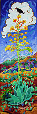 Mountain Paintings - Agave Berry by Cathy Carey