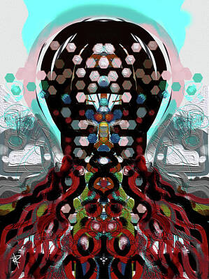 Science Fiction Mixed Media - A.I. Man by Russell Pierce