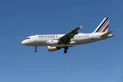 Abstract Food And Beverage - Air France Airbus A319-111            x2 by David Pyatt