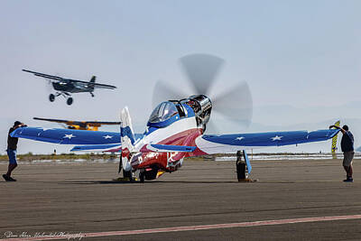 Curated Pouches - Air Race Action by David Horn