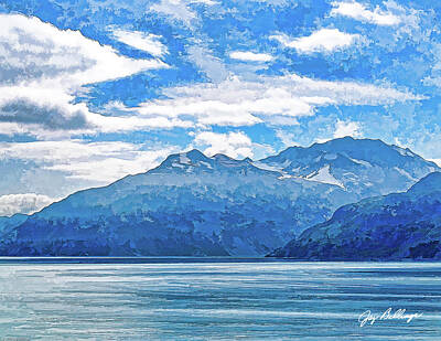 Landscapes Digital Art - Alaska 019 by Jay Billings