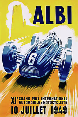 Egon Schiele - Albi 1949 Grand Prix by M G Whittingham