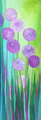 Colored Pencils - Alliums by Jennifer Lommers