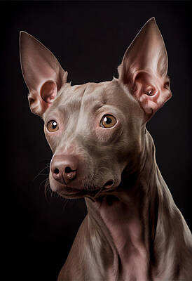 Scooters - American Hairless Terrier by Stephen Smith Galleries