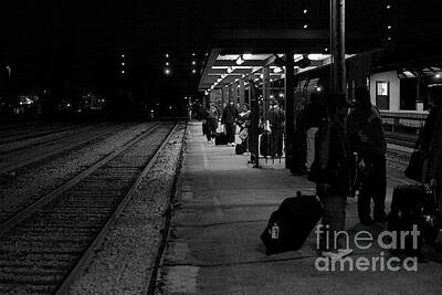 Frank J Casella Rights Managed Images - Amtrack Train Station Royalty-Free Image by Frank J Casella