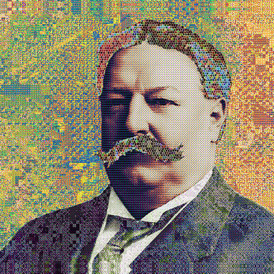 Politicians Rights Managed Images - Ancient Rewrap - President 027a - William H Taft Royalty-Free Image by Creation Chip