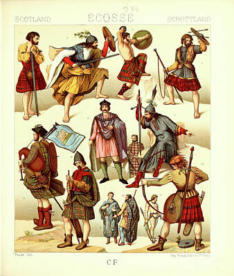 Pucker Up - Ancient Scottish fashion and lifestyle r2 by Historic illustrations