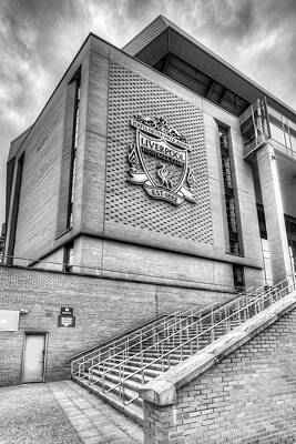 Wine Beer And Alcohol Patents - Anfield Stadium Liverpool  by David Pyatt