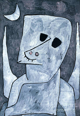 City Scenes Paintings - Angel Applicant - Paul Klee - Abstract by Sad Hill - Bizarre Los Angeles Archive