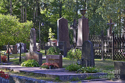 Albert Bierstadt - Angelniemi cemetery 3 by Esko Lindell