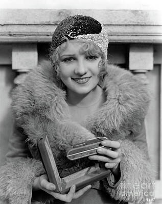 City Scenes Rights Managed Images - Anita Page Antique Camera with Case Royalty-Free Image by Sad Hill - Bizarre Los Angeles Archive