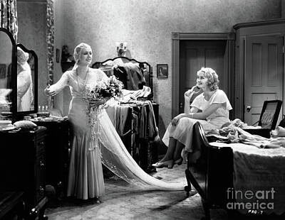 City Scenes Rights Managed Images - Anita Page Marian Marsh Under 18 1931 Royalty-Free Image by Sad Hill - Bizarre Los Angeles Archive