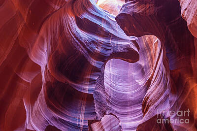 Abstract Landscape Photos - Antelope Canyon 2 by H F