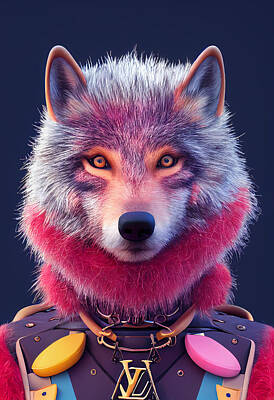Fromage - Anthropomorphic  fashionable  wolf  portrait  finely  deta  759de7645563043  32645f  645627  b3c5  6 by Celestial Images