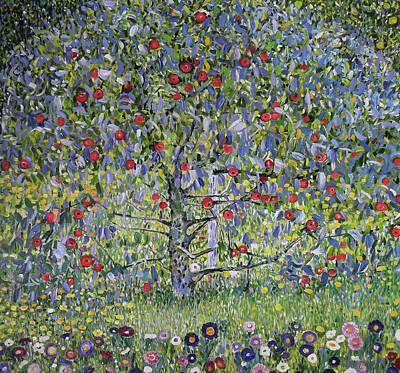 Custom Racing Posters - Apple Tree I Gustav Klimt by Arpina Shop