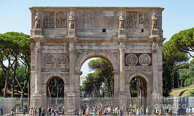 Ingredients Rights Managed Images - Arch of Constantine Royalty-Free Image by Wesley Farnsworth
