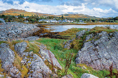 Vintage Oldsmobile Royalty Free Images - Arisaig on the road to Mallaig Royalty-Free Image by John Frid