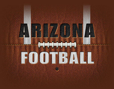 Football Royalty Free Images - Arizona Football Royalty-Free Image by James Larkin