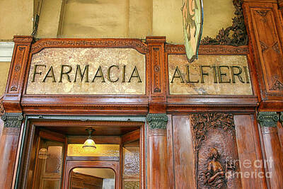 Cities Rights Managed Images - Art Nouveau exterior pharmacy Royalty-Free Image by Patricia Hofmeester