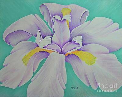 Abstract Alcohol Inks - Asian Bamboo Iris by Mary Deal