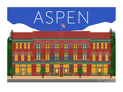 Everything Batman Royalty Free Images - Aspen Hotel Jerome Blue Royalty-Free Image by Sam Brennan