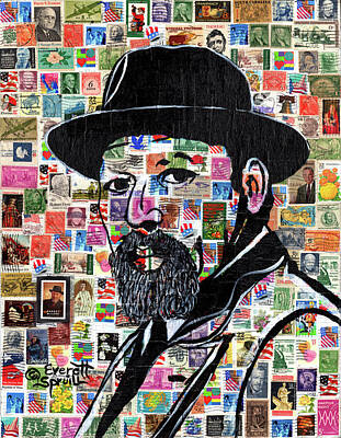 Recently Sold - Food And Beverage Mixed Media - August Wilson by Everett Spruill
