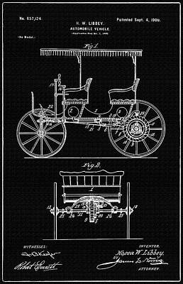 Transportation Royalty-Free and Rights-Managed Images - Automobile Vehicle Support Patent Drawing From 1900 2 Samir Hanusa by Car Lover