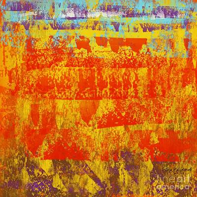 Abstract Landscape Digital Art Rights Managed Images - Autumn Abstract 4 Royalty-Free Image by Gary F Richards