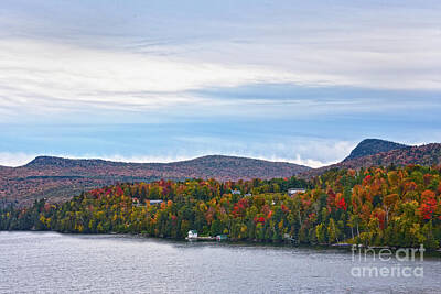Scifi Portrait Collection - Autumn at Lake Willoughby, Vermont by Catherine Sherman
